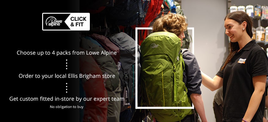 Click & Fit In-store With Lowe Alpine