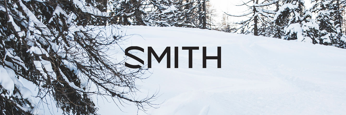 Smith logo with snowy background
