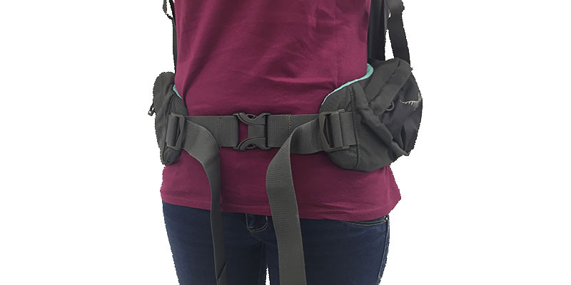 Backpack hip belt