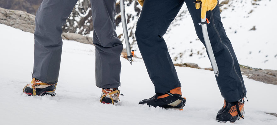 Mountaineering Boots and Crampons