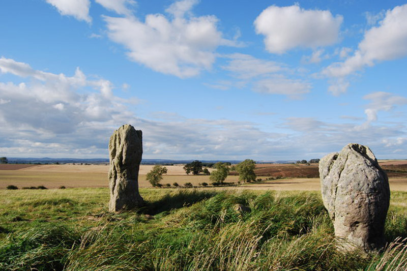 the Duddo Standing Stones, Northumberland