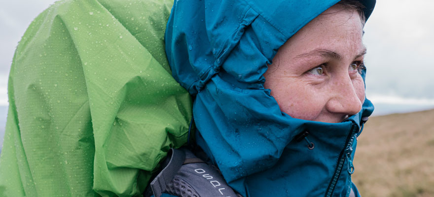 Waterproof coat and backpack cover
