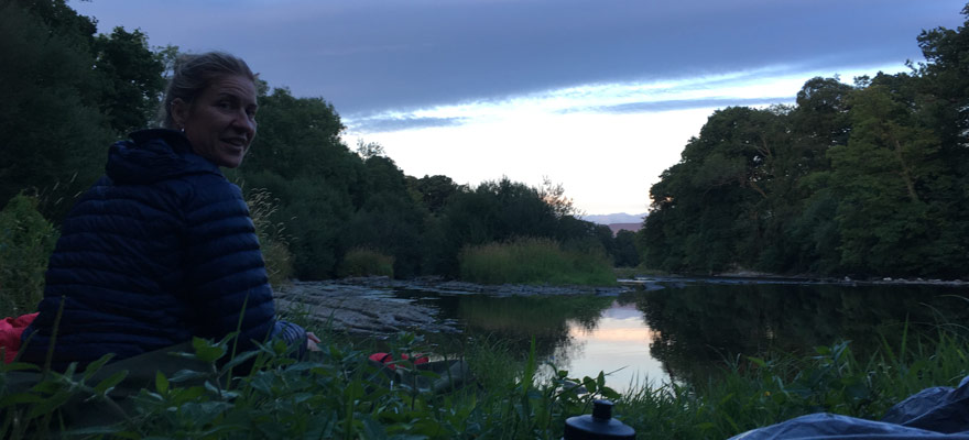 River usk at dusk