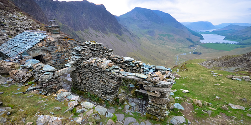 A small but perfectly formed bothy in the Lake District