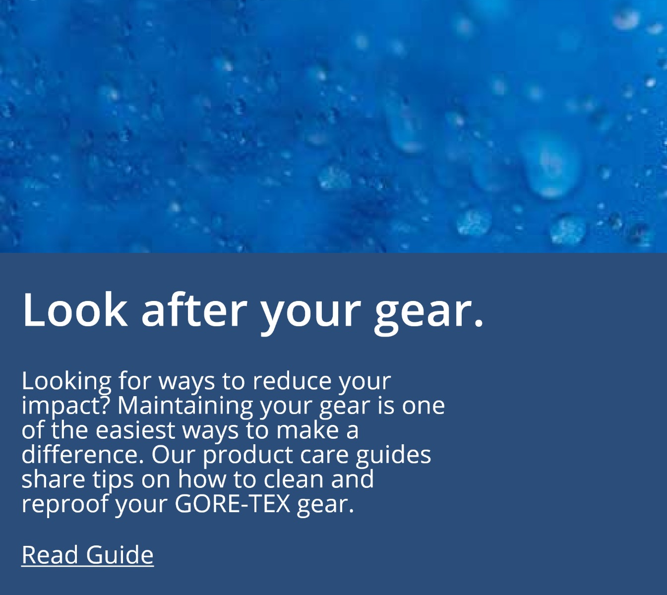 Look After Your Gear