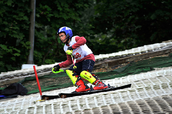 dry slope skiing