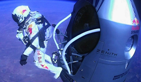 Felix Baumgartner Jumping From Space