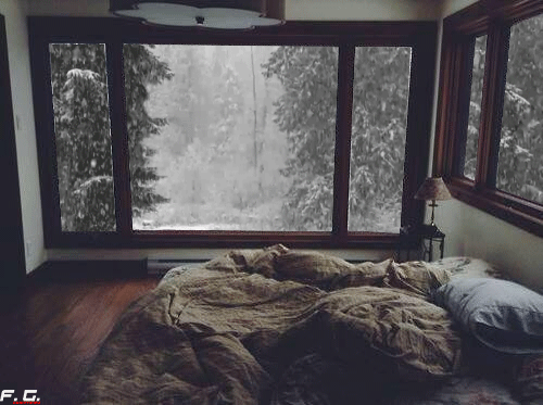 idealistic winter snowfall
