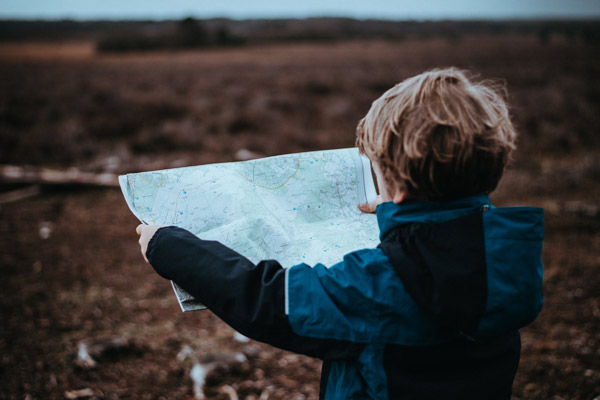 A Child with A Map