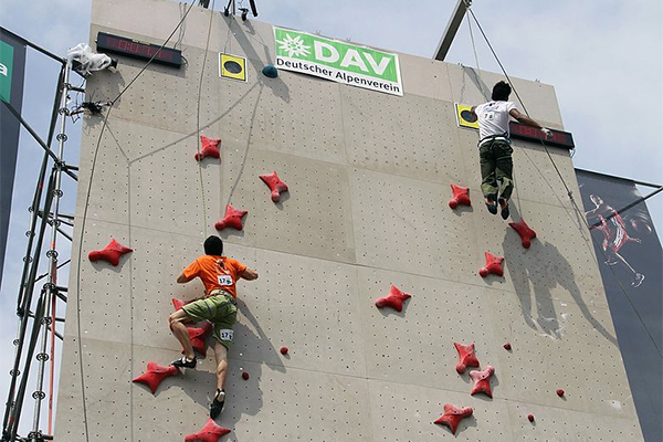 two speed climbers