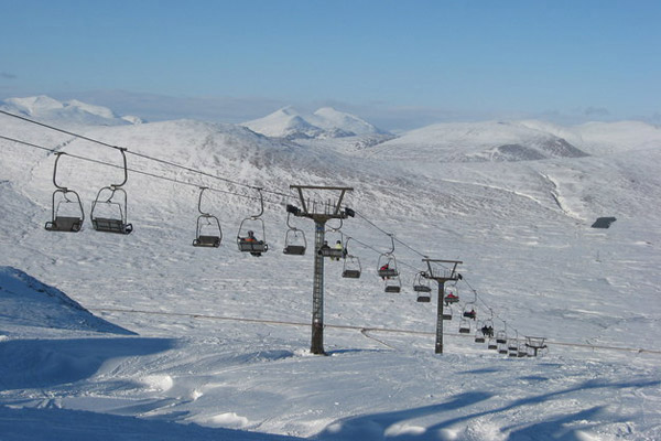 A scottish ski resort and mountain