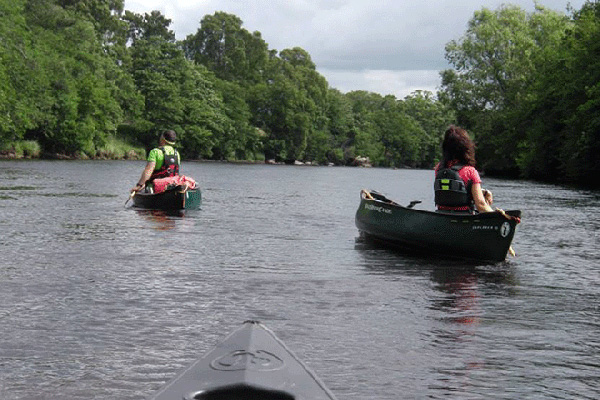 Spey descent canoe expedition