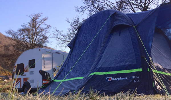 A Tent And Caravan